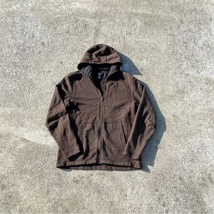 REI Women's Brown Hooded Zip-Up Jacket